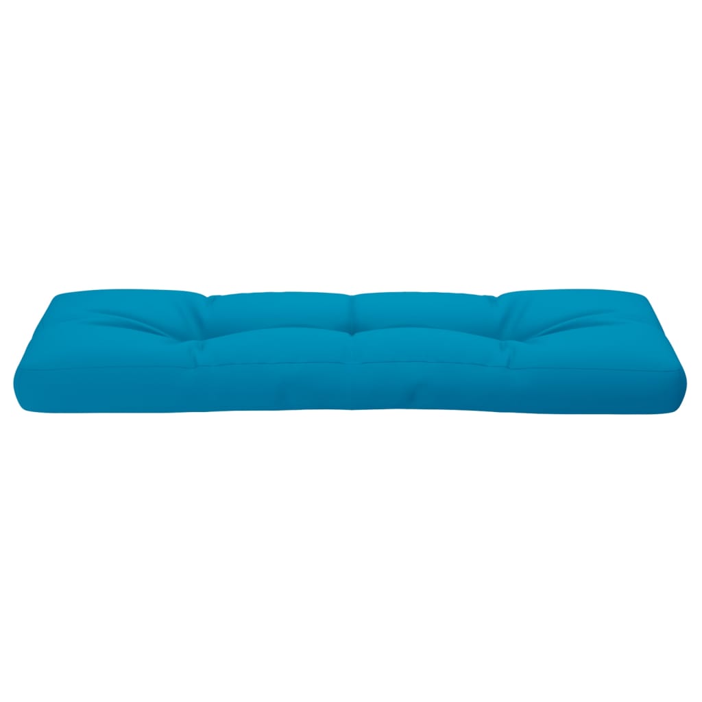 Palettenkissen Blau 120x40x12 cm Stoff