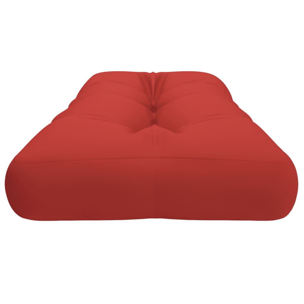 Palettenkissen Rot 120x40x12 cm Stoff