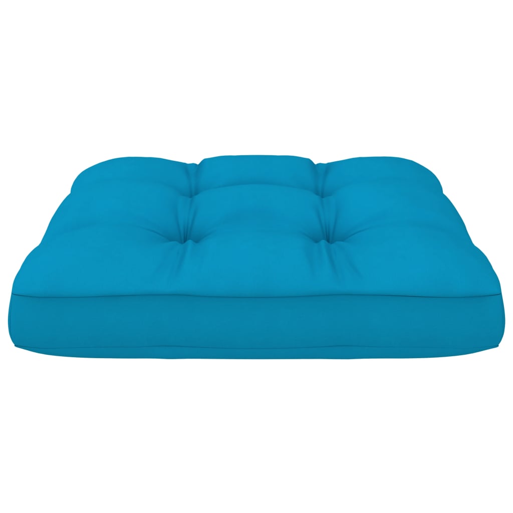 Palettenkissen 2-tlg. Blau Stoff