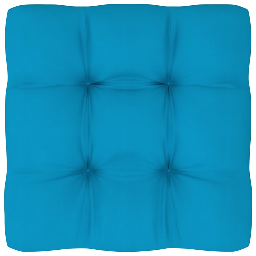 Palettenkissen 2-tlg. Blau Stoff
