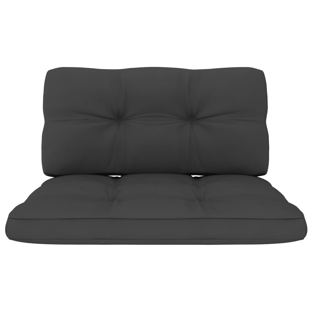 Palettensofa-Kissen 2 Stk. Anthrazit