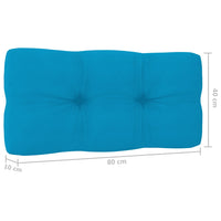 Thumbnail for Palettensofa-Kissen 2 Stk. Blau