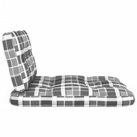 Thumbnail for Palettensofa-Kissen 2 Stk. Grau Karomuster