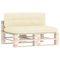 Thumbnail for Palettensofa-Kissen 2 Stk. Creme