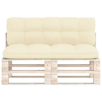 Thumbnail for Palettensofa-Kissen 2 Stk. Creme