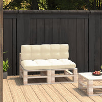 Thumbnail for Palettensofa-Kissen 2 Stk. Creme