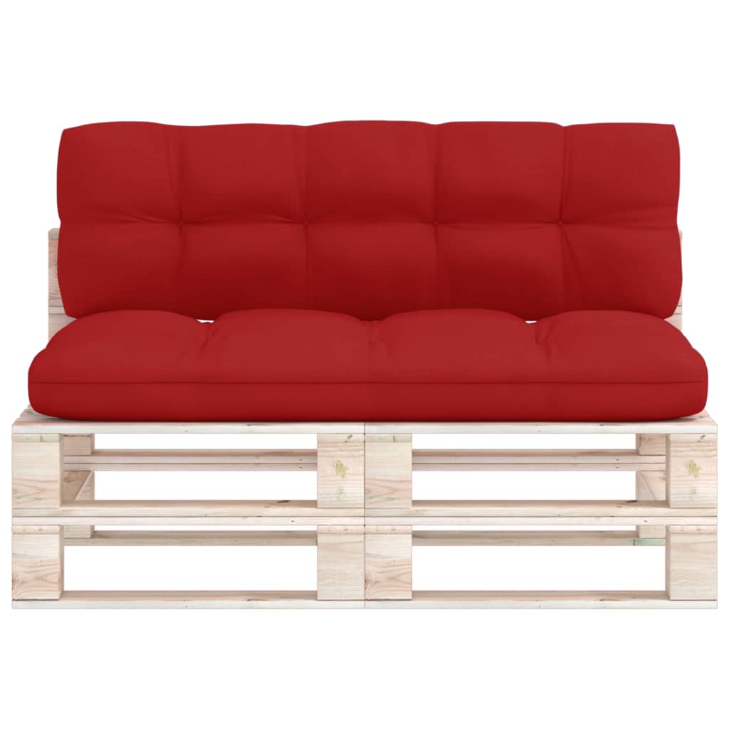 Palettensofa-Auflagen 2 Stk. Rot
