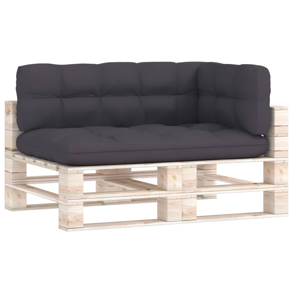 Palettensofa-Auflagen 3 Stk. Anthrazit
