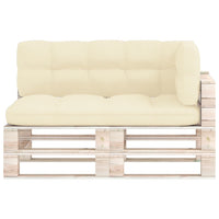 Thumbnail for Palettensofa-Auflagen 3 Stk. Creme