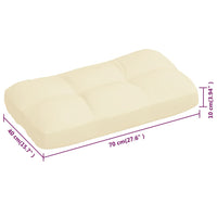 Thumbnail for Palettensofa-Auflagen 3 Stk. Creme