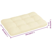 Thumbnail for Palettensofa-Auflagen 3 Stk. Creme