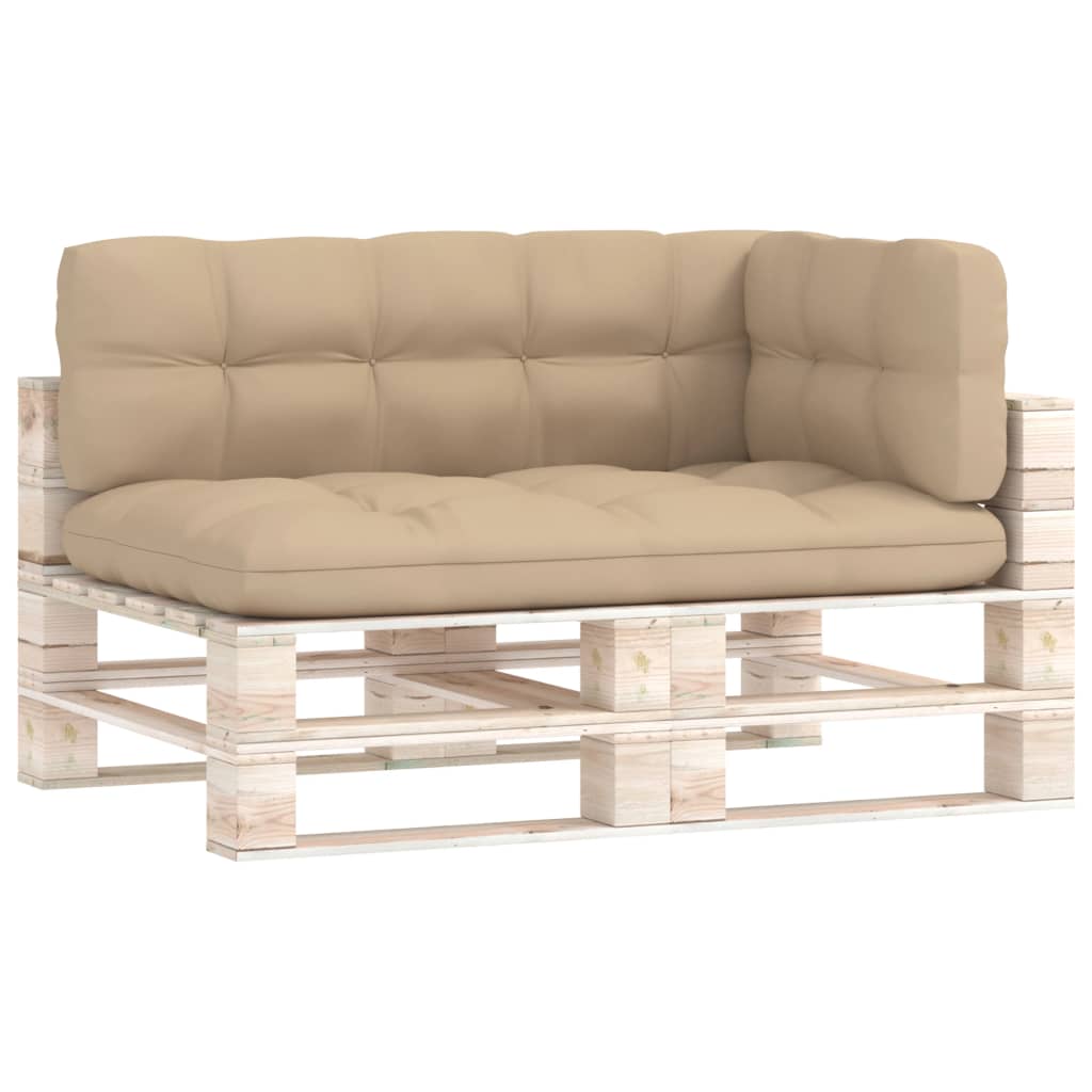 Palettensofa-Auflagen 3 Stk. Beige