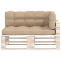 Thumbnail for Palettensofa-Auflagen 3 Stk. Beige