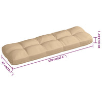 Thumbnail for Palettensofa-Auflagen 3 Stk. Beige