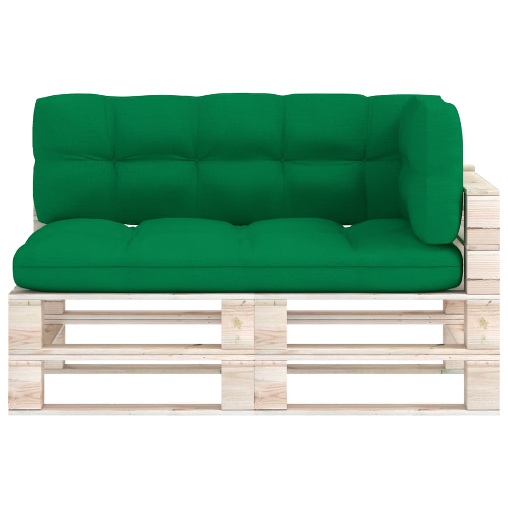 Palettensofa-Auflagen 3 Stk. Grün