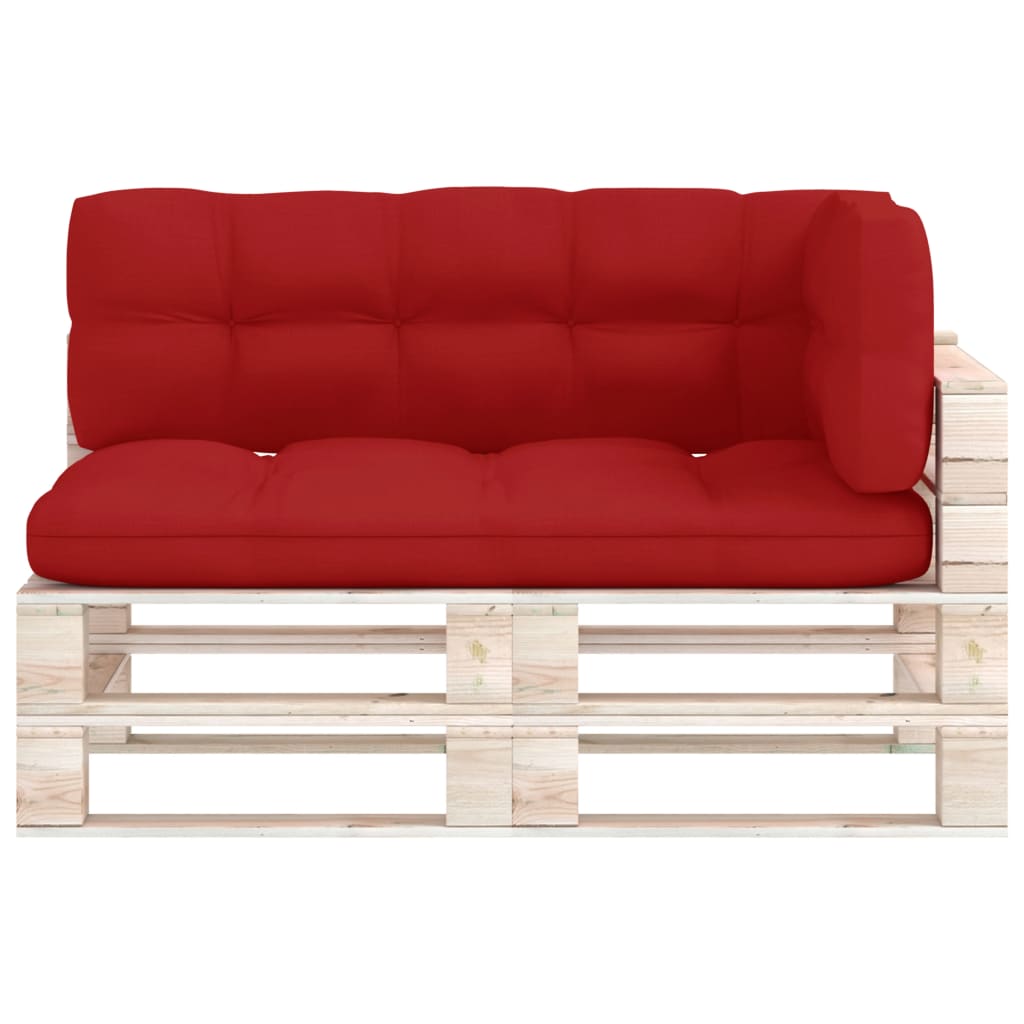 Palettensofa-Auflagen 3 Stk. Rot