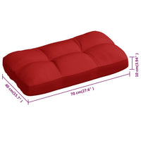 Thumbnail for Palettensofa-Auflagen 3 Stk. Rot