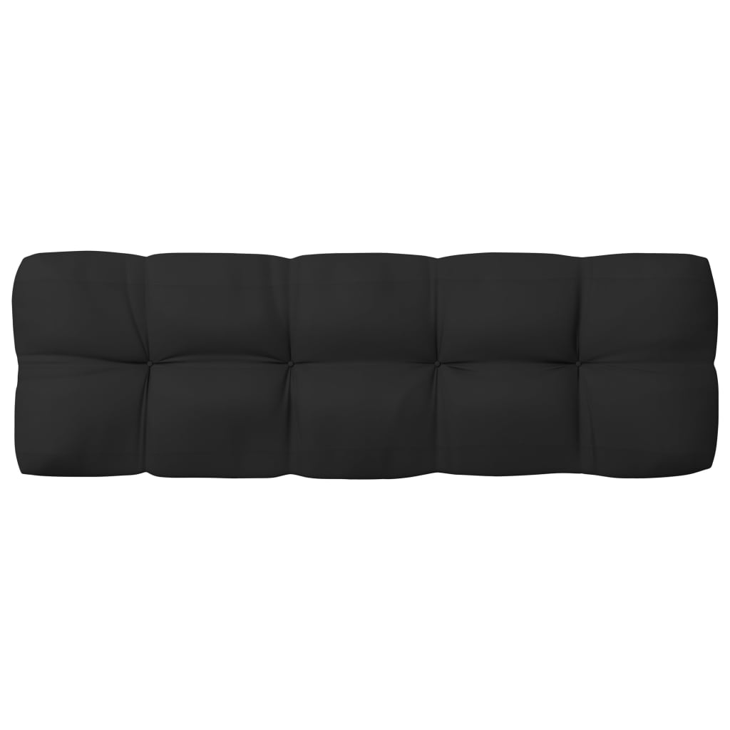 Palettensofa-Auflagen 3 Stk. Schwarz