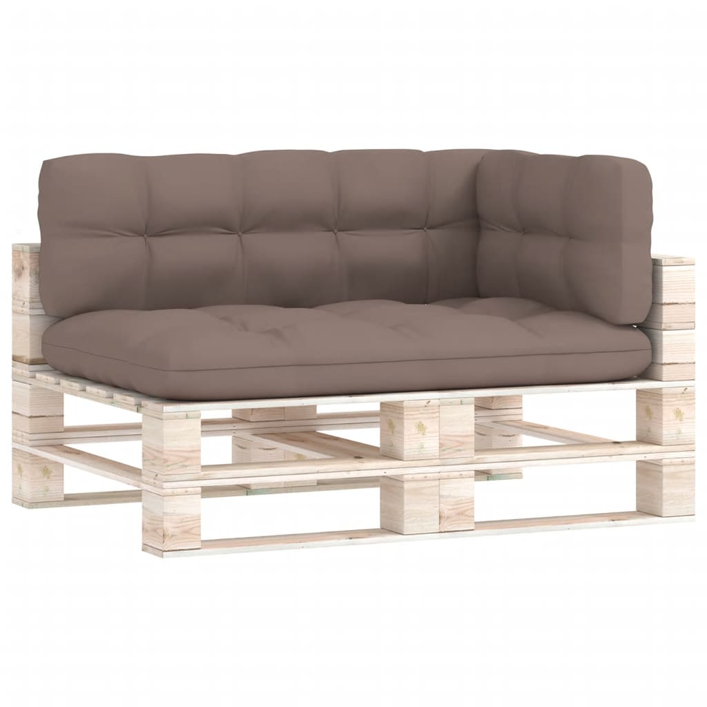 Palettensofa-Auflagen 3 Stk. Taupe