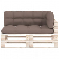Thumbnail for Palettensofa-Auflagen 3 Stk. Taupe