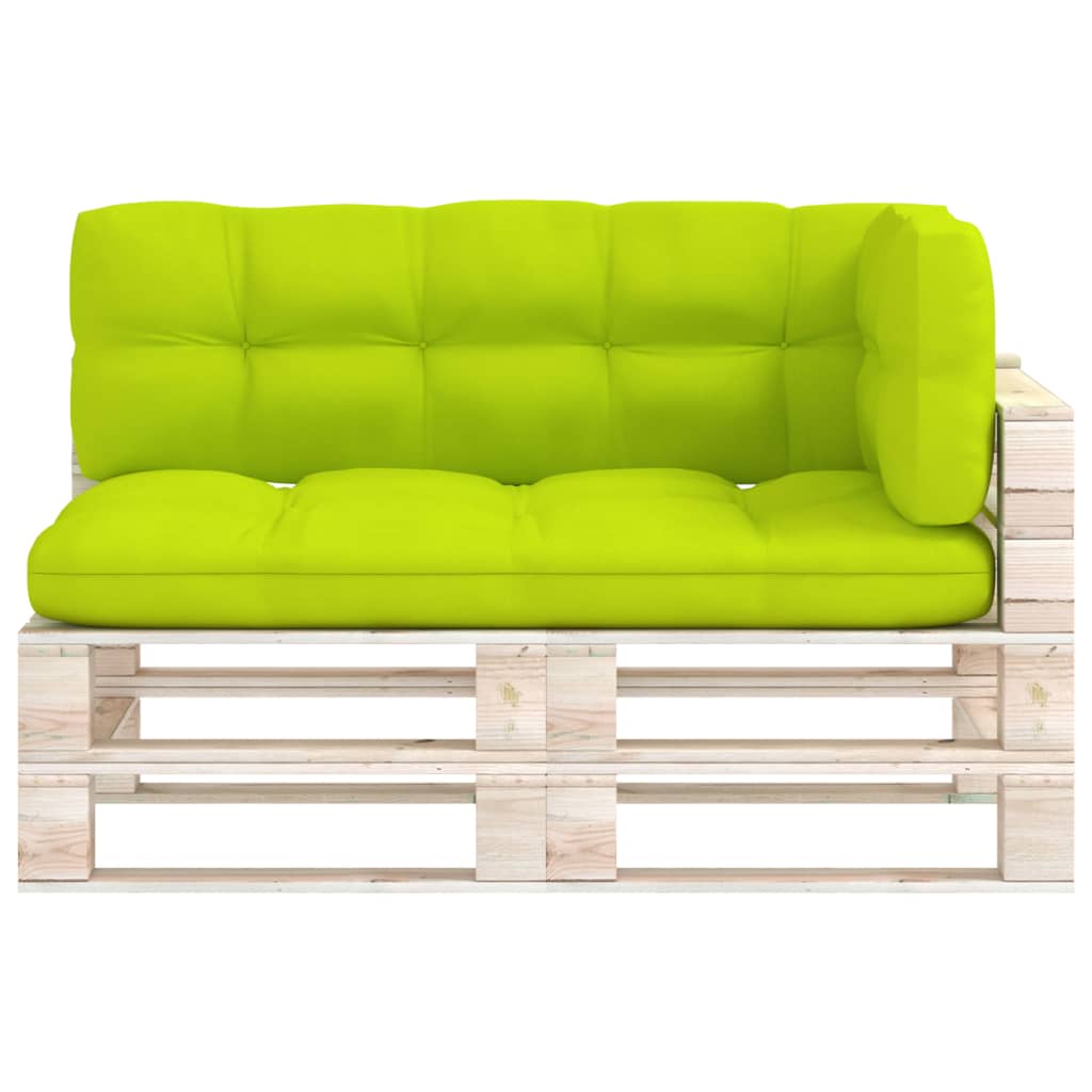 Palettensofa-Auflagen 3 Stk. Hellgrün