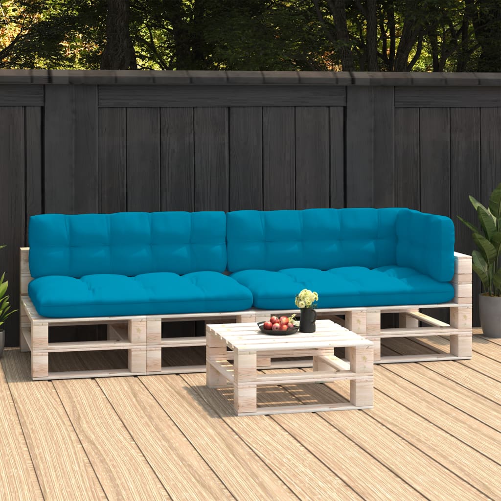 Palettensofa-Auflagen 5 Stk. Blau