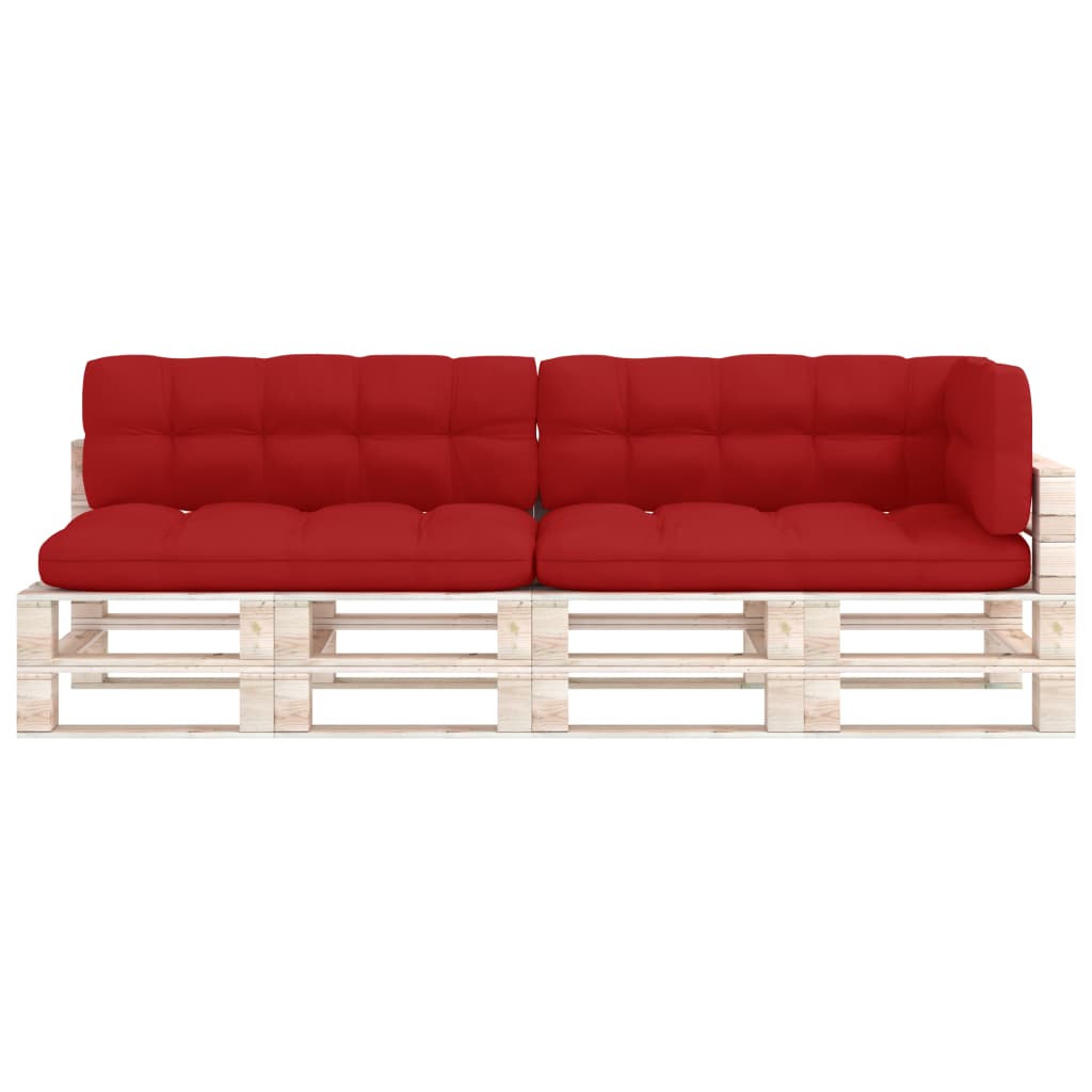 Palettensofa-Auflagen 5 Stk. Rot