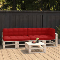 Thumbnail for Palettensofa-Auflagen 5 Stk. Rot