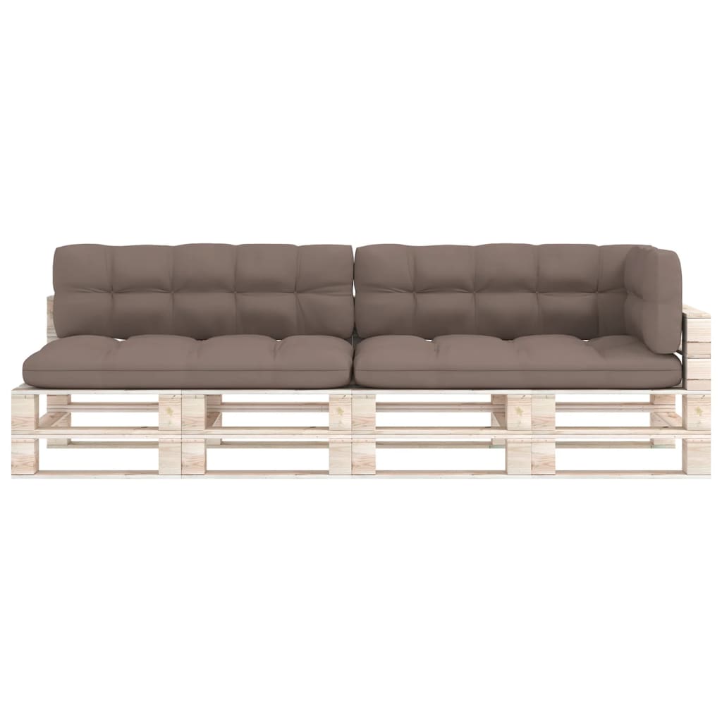 Palettensofa-Auflagen 5 Stk. Taupe