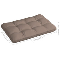 Thumbnail for Palettensofa-Auflagen 5 Stk. Taupe