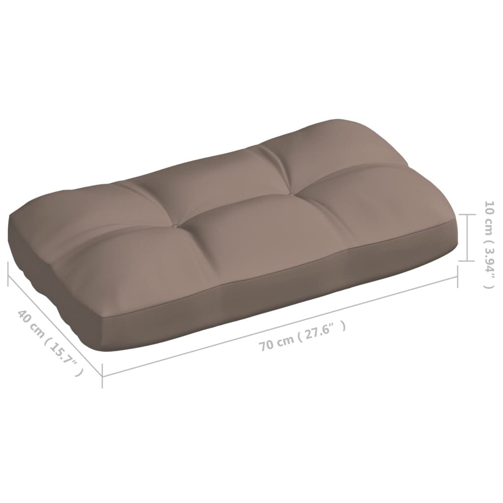 Palettensofa-Auflagen 5 Stk. Taupe