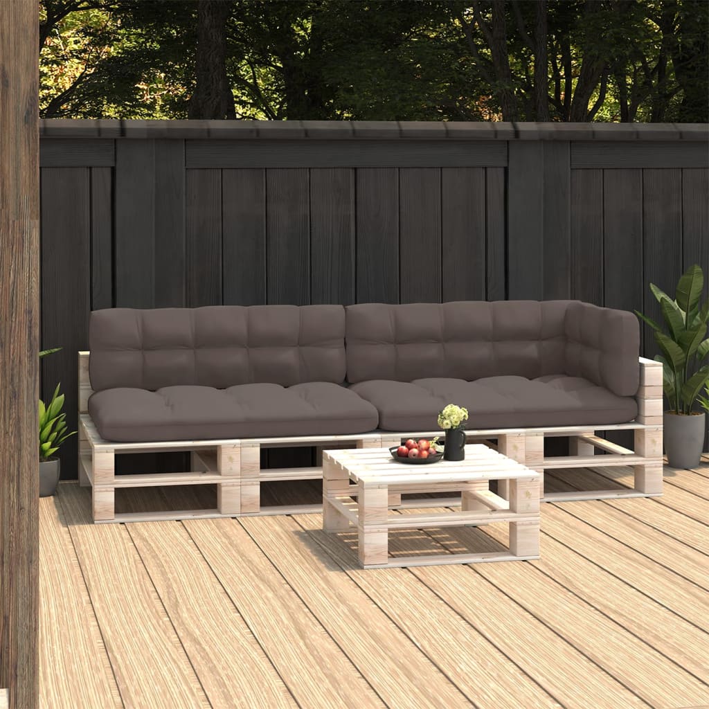 Palettensofa-Auflagen 5 Stk. Taupe