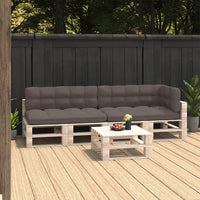 Thumbnail for Palettensofa-Auflagen 5 Stk. Taupe
