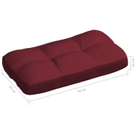 Thumbnail for Palettensofa-Auflagen 5 Stk. Weinrot