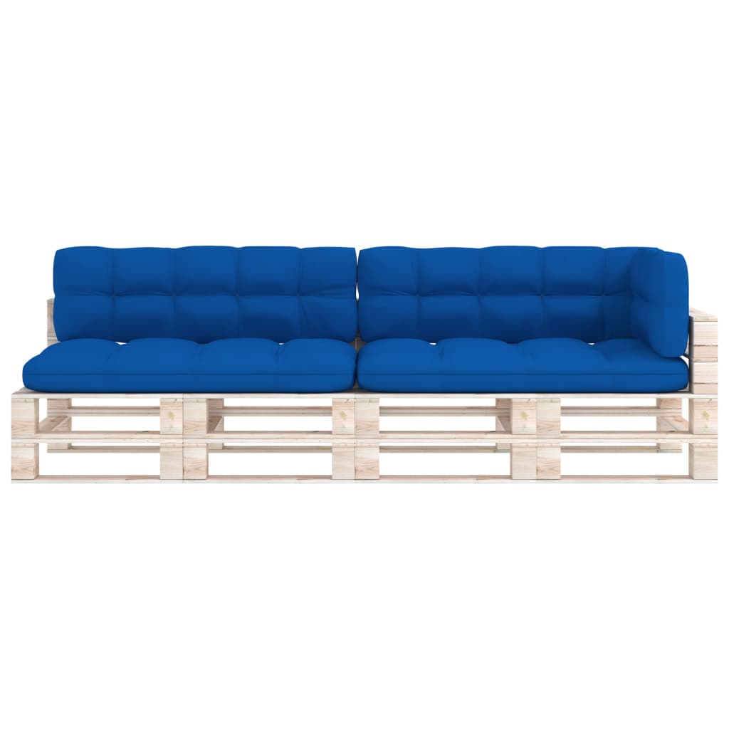 Palettensofa-Auflagen 5 Stk. Königsblau