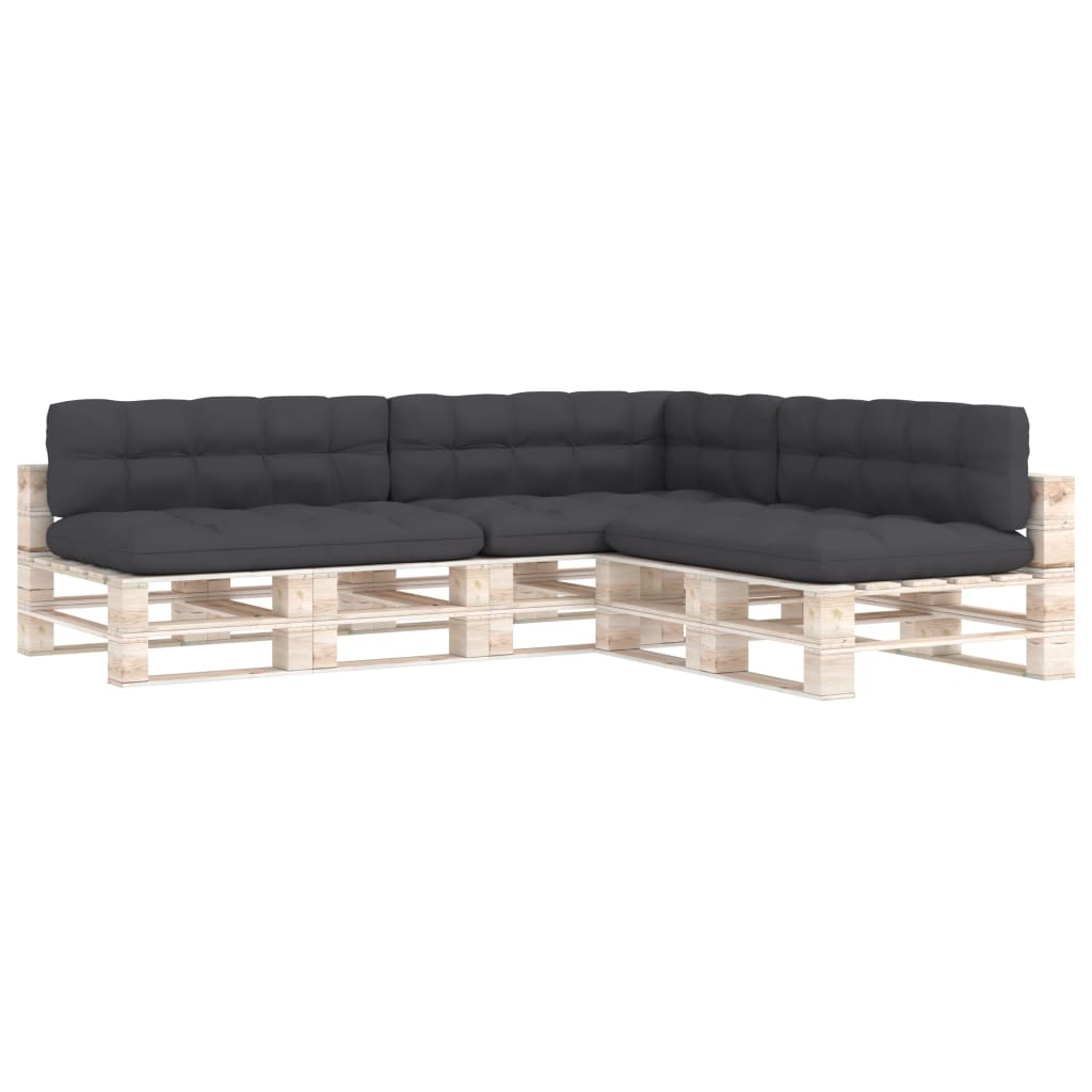 Palettensofa-Auflagen 7 Stk. Anthrazit