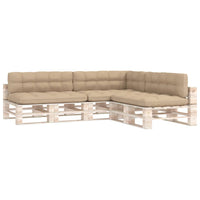 Thumbnail for Palettensofa-Auflagen 7 Stk. Beige