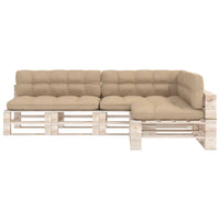 Thumbnail for Palettensofa-Auflagen 7 Stk. Beige
