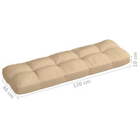 Thumbnail for Palettensofa-Auflagen 7 Stk. Beige