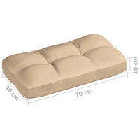 Thumbnail for Palettensofa-Auflagen 7 Stk. Beige