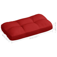 Thumbnail for Palettensofa-Auflagen 7 Stk. Rot