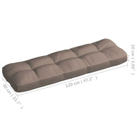 Thumbnail for Palettensofa-Auflagen 7 Stk. Taupe
