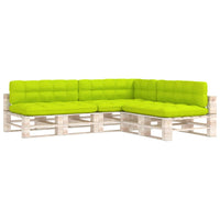 Thumbnail for Palettensofa-Auflagen 7 Stk. Hellgrün