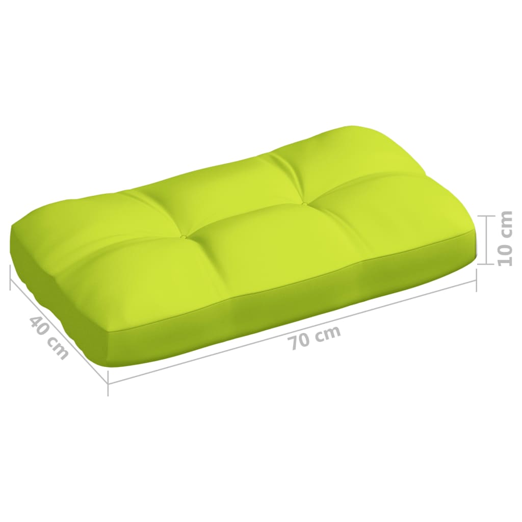 Palettensofa-Auflagen 7 Stk. Hellgrün