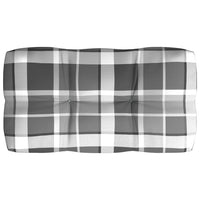 Thumbnail for Palettensofa-Auflagen 7 Stk. Grau Karomuster