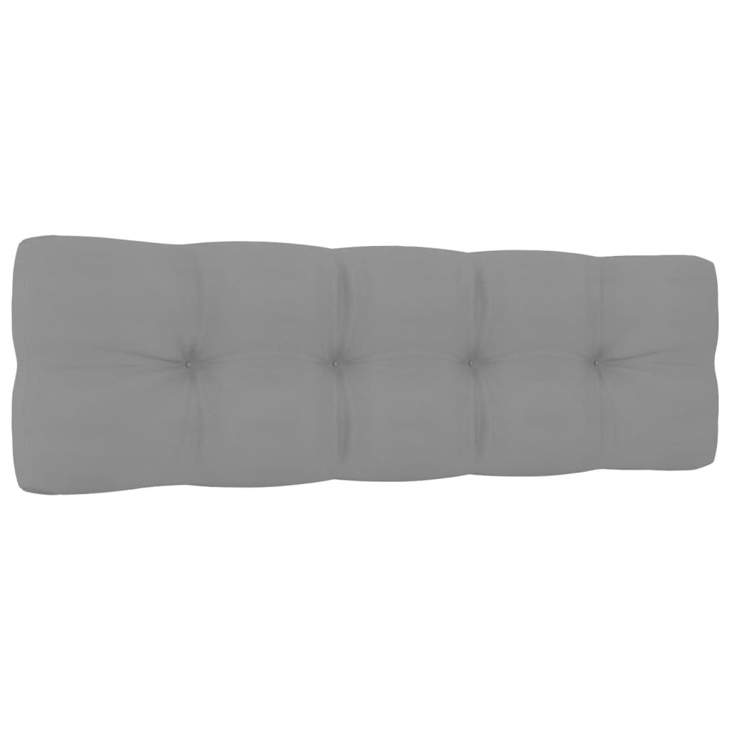 Palettensofa-Kissen 2 Stk. Grau