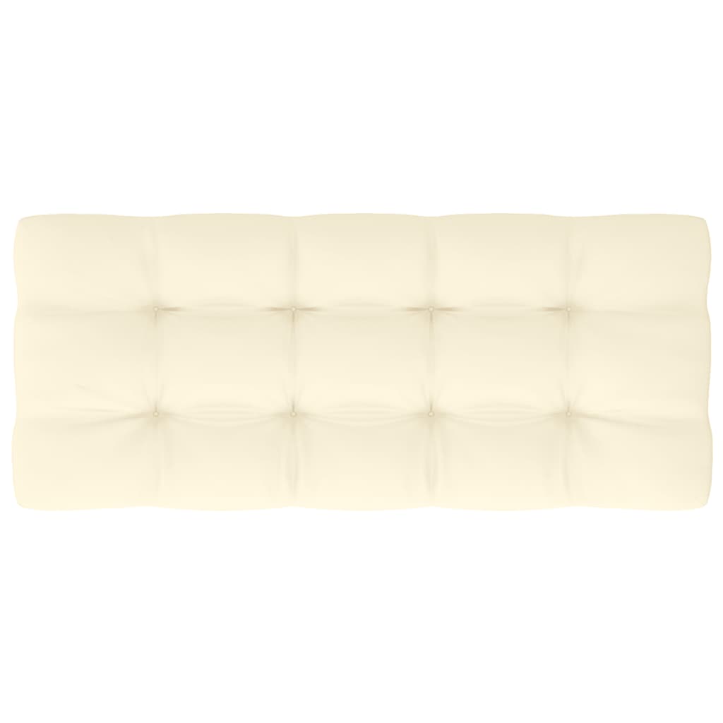 Palettensofa-Kissen 2 Stk. Creme
