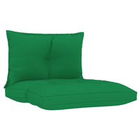 Thumbnail for Palettensofa-Auflagen 2 Stk. Grün Stoff
