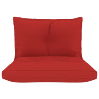 Thumbnail for Palettensofa-Auflagen 2 Stk. Rot Stoff