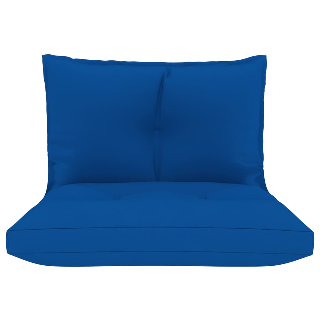 Palettensofa-Auflagen 2 Stk. Königsblau Stoff